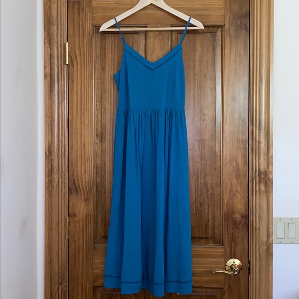 Teal midi sundress